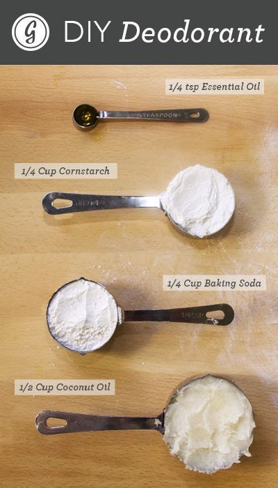 DIY Deodorant: The 4-Ingredient Recipe to De-Stink Naturally #DIY #deodorant #natural