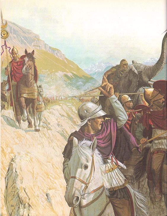Hasdrubal joins Hannibal in Italy