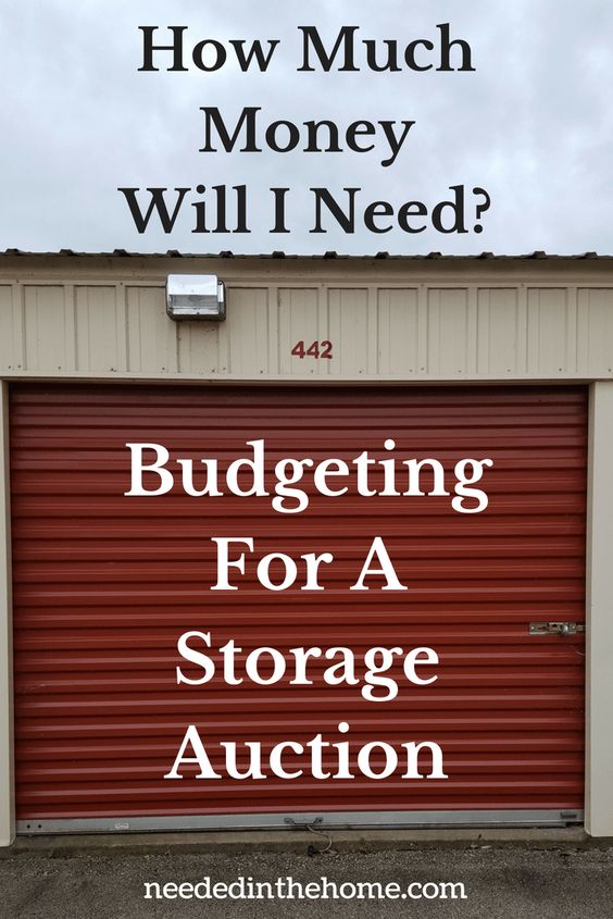 Buying Storage Units - How much money will I need for a storage unit auction? (Budgeting for the Storage Auction) Auction Budgeting Storage Wars as a Home Business or Side Hustle #StorageAuctions #StorageWars #HomeBusiness #SideHustle #Auction from NeededInTheHome