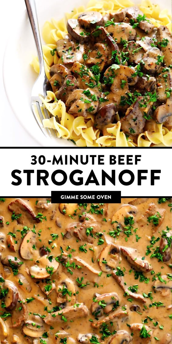The BEST Beef Stroganoff Recipe! | Gimme Some Oven