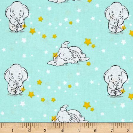 FAT QUARTER DISNEY DUMBO THE FLYING ELEPHANT SWEET DREAM STARRY SPRINGS CREATIVE
