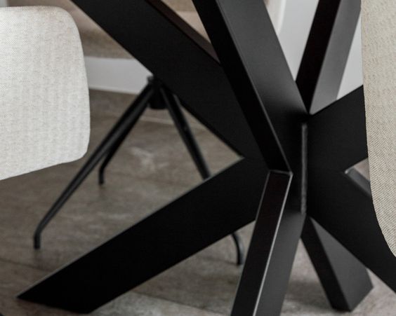 Ovale eikenhouten eettafel XX-poot 10x4 | Table du Sud