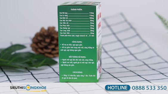 Định Tâm An Giấc CHÍNH HÃNG {350.000Đ} Dành Cho Người Mất Ngủ