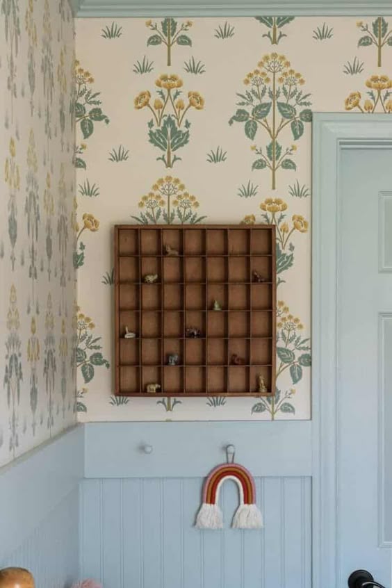 Creating an English Cottage Feel With Wallpaper | Wildflower Home