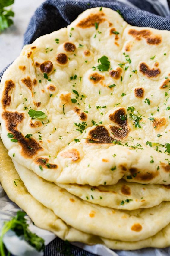 Easy Homemade Naan Recipe - Oh Sweet Basil