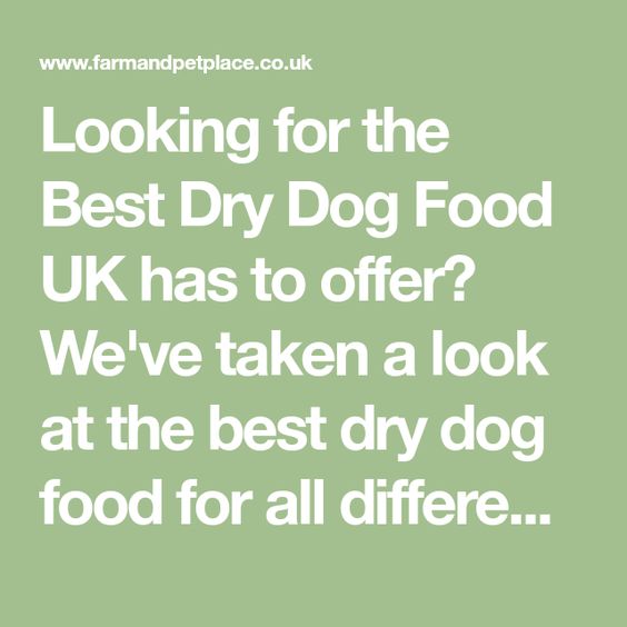 Best Dry Dog Food Uk Top Dry Dog Food Brands Best Dry Dog Food