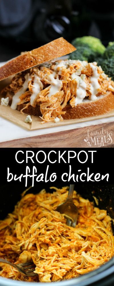 Crockpot Buffalo Chicken Sandwiches Crockpot Slowcooker