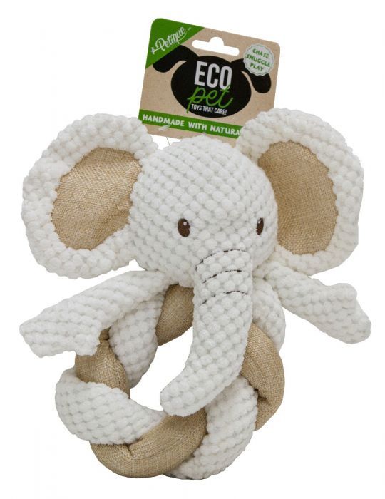Eco Pet Toy Hemp Elephant Twist Pet Toys Pets Toys