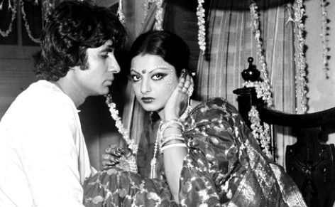 Amitabh Bachchan and Rekha.