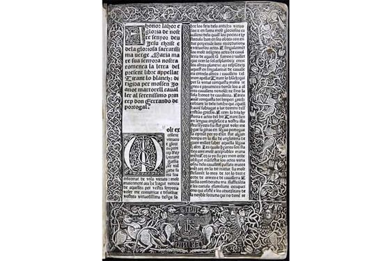 Incunables valencianos: El Tirant lo Blanch del siglo XV