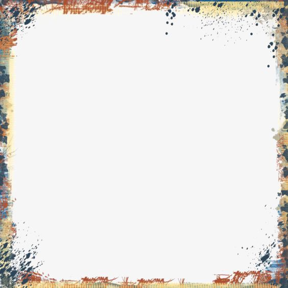 Watercolor Border Material Watercolor Clipart Creative Border