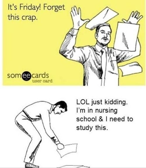 20 Signs You Are In Nursing School
