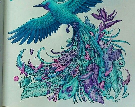 Animorphia Colouring Book Illustrated By Kerby Rosanes Kerbyrosanes Adultcolouringbook Coloring Derwent Derwentcoloursoft Colored