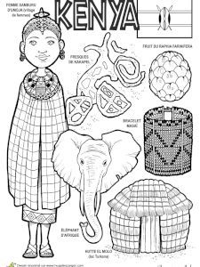 Download Countries Cultures Africa Coloring Pages - Bowstomatch