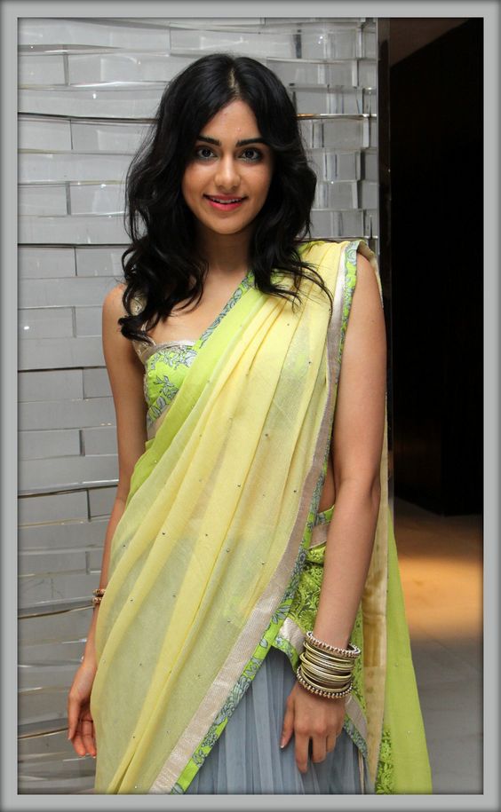 Adah sharma hd photos in saree www.celebrityhdshots.blogspot.in