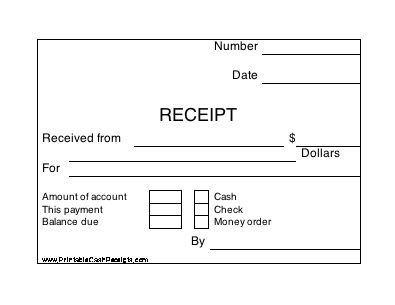 printable cash receipt receipt template daycare business plan free receipt template
