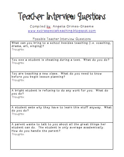 Teacher Interview Questions Teacher interview questions, Teacher - assistant principal interview questions Teacher Interview Questions Teacher interview questions, Teacher - assistant principal interview questions