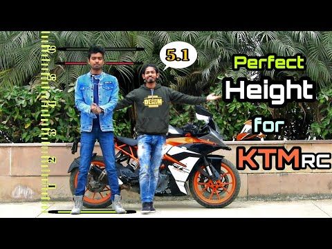 Minimum height for KTM RC 200 BS6 | RC 390 | RC 125 | All Doubts Clear | Don\'t Buy before watching - YouTube