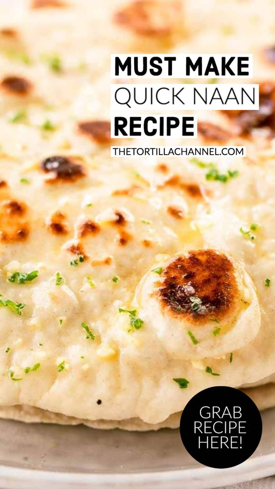 Quick Naan Recipe - The Tortilla Channel