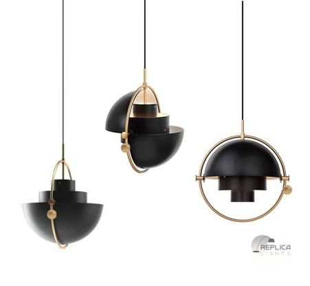 Multi Lite Pendant Light by Gubi Lighting | Replica Lights replica Light Ring Lamp ( dark brass ) for HENGE | Lamp