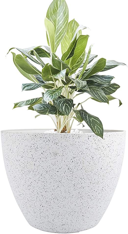 Com Large Planter Pot Indoor Outdoor 14 2 Inch Tree Flower Planters Contain Pots Large Planter Pot Indoor Outdoor, Large Outdoor Planter Pots With Drainage