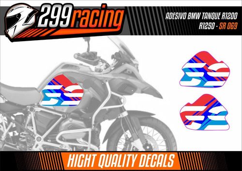 Adesivo Tanque Bmw Gs R1200 R1250 - Sr 069