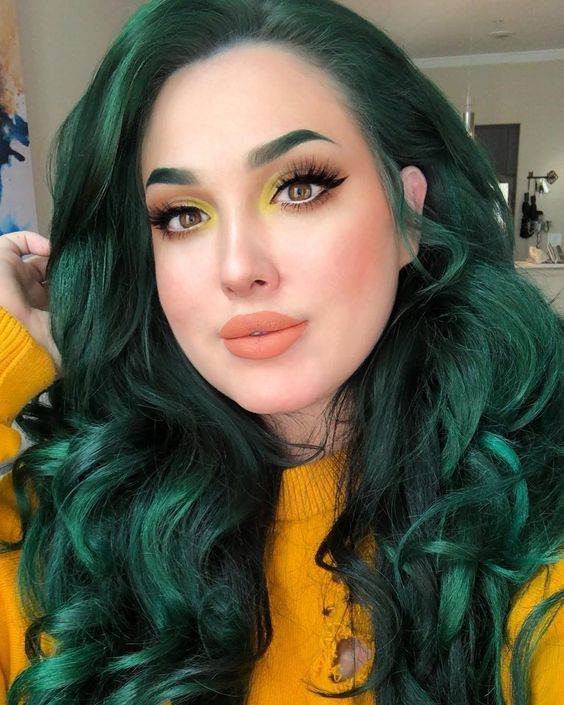 30 Glamorous Green Hair Styles Momooze Com Fox Hair Dye Green Hair Dye Green Hair