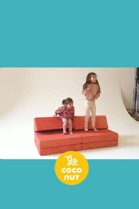 The Coconut, is a safe and durable soft foam furniture for kids to lounge, jump and express their creativity! 100% Canadian from design to manufacturing, it is the perfect addition to any bedroom, living room or playroom!