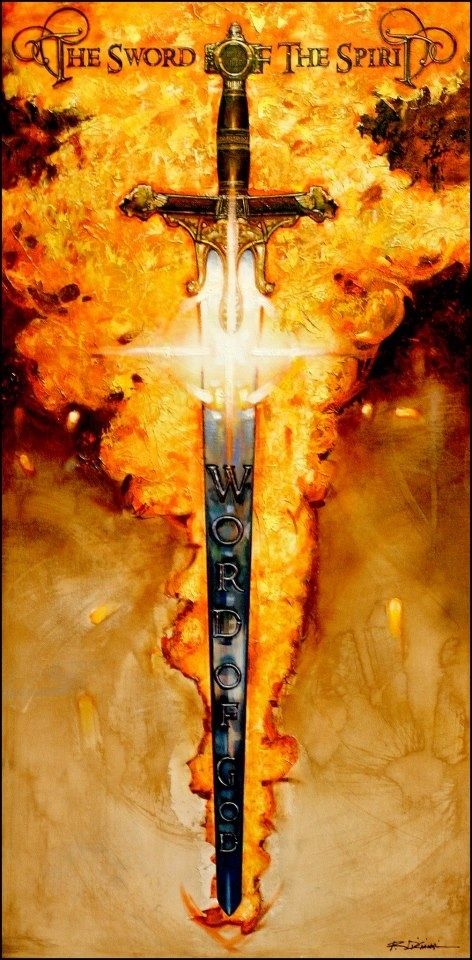 "The Sword of The Spirit" by Ron DiCianni.