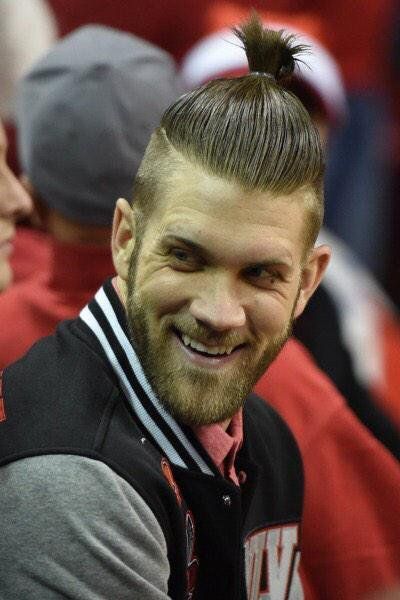 bryce harper haircut