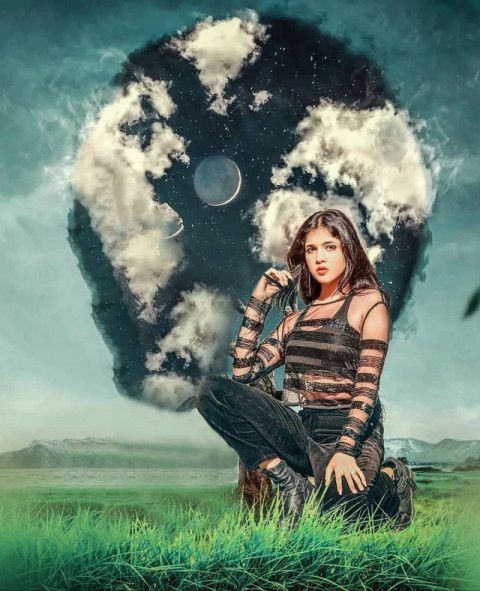 🔥Sitting Girl Picsart Background Full HD | PngBackground