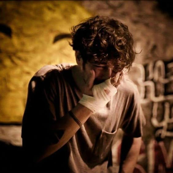 Sad boy photo