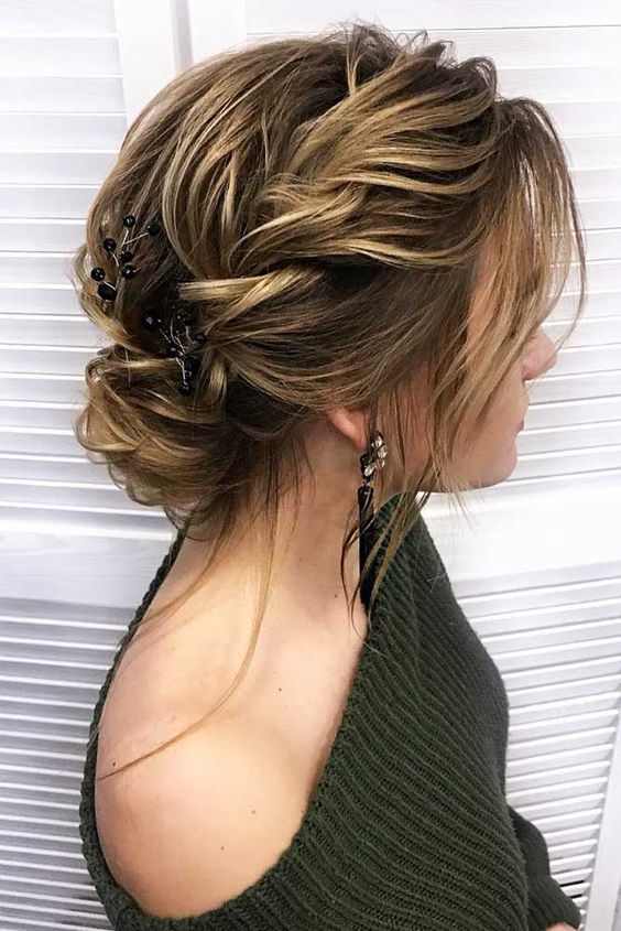 medium length hairstyles with bangs