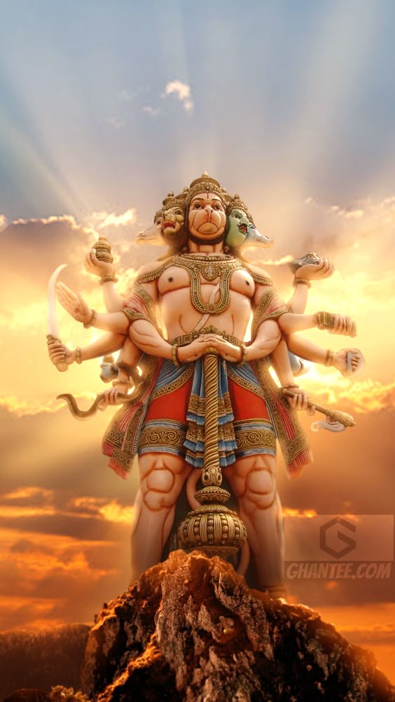 lord hanuman powerful statue hd image | Hanuman Images