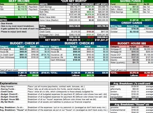 Personal Budget Spreadsheet Template for Excel 2007+ Budget - budget spreadsheet template excel Personal Budget Spreadsheet Template for Excel 2007+ Budget - budget spreadsheet template excel
