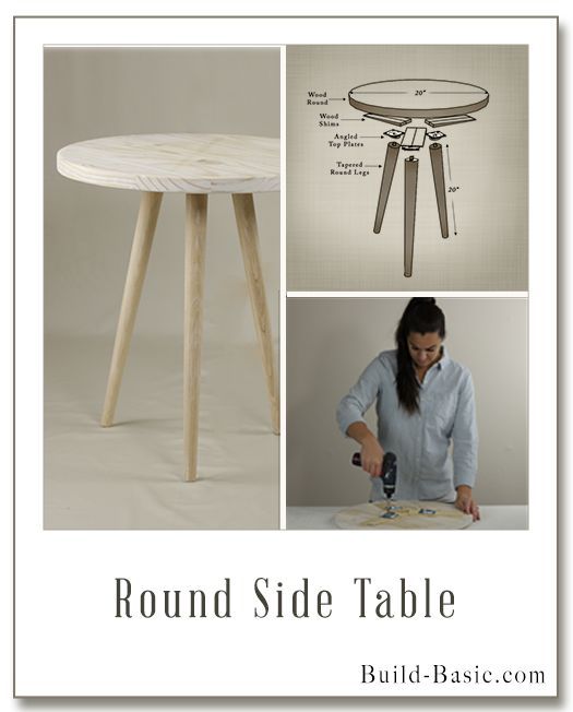 Round Small Coffee Table Side Diy Wood Round Small Coffee Table Side, Diy Round Side Table
