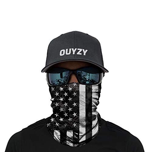 Tactical Grey Neck Fishing Shield Sun Gaiter Uv Headwear Cycle Mask hiking USA
