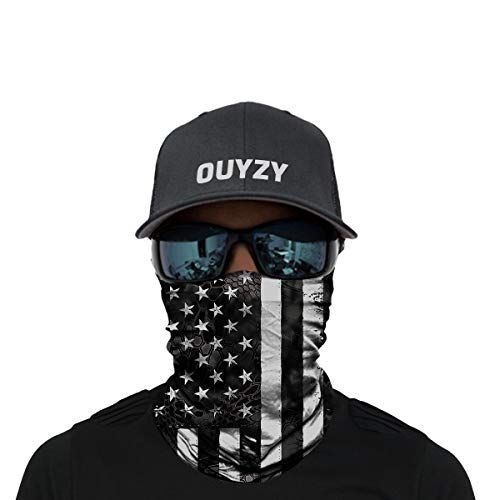 OUYZY Neck Gaiter Face Mask Scarf Cover Sun Bandanas for Men Breathable  Fishing