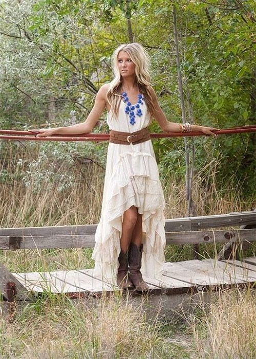 casual country wedding dresses