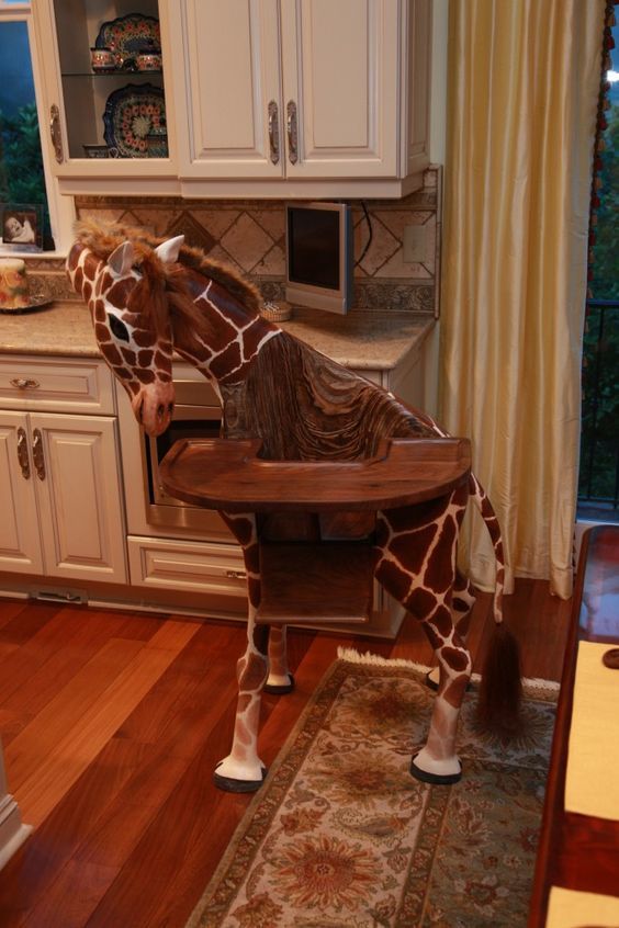 This Giraffe High Chair Is A Toddler S Best Friend Someone Has Tons Of Artistic Talent To Create Baby This Giraffe High Chair Is A Toddler S, Giraffe High Chair Cover