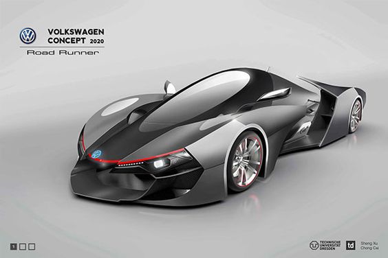 Volkswagen contest gaming car on Behance