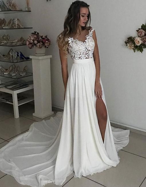 Annas Bridal Womens Cap Sleeve Chiffon Bridesmaid Dresses 2019 Long Formal Party Dress