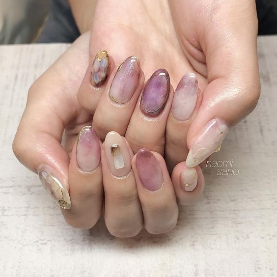 uñas crystal