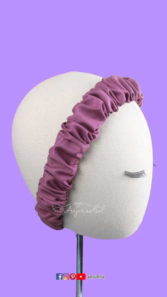 How to make ruffle headband step by step