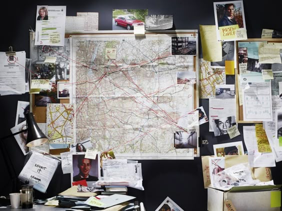 we recreate the crime wall ourselves - feels like we've seen this too many times before