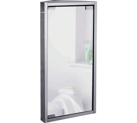 Buy Argos Home Stainless Steel 1 Door Mirrored Cabinet Bathroom Wall Cabinets Argos Bathroom Mirror Cabinet Mirror Cabinets Argos Home