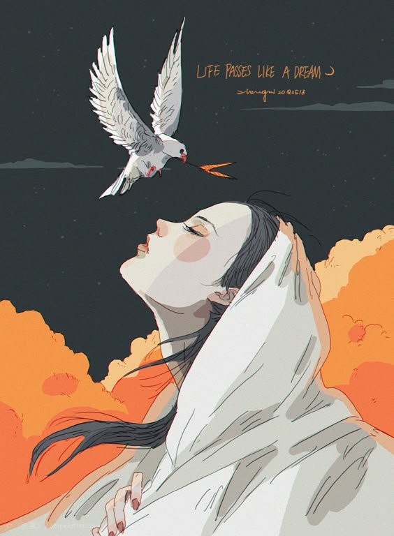 万物-这组插画作品来自画师@张惜Zhangxi|张惜|插画|画师_新浪网