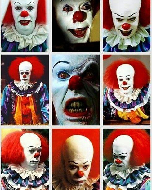 Women/'s Pennywise Costume IT Cosplay Scary Clown Halloween Fancy Dress 1044
