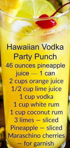 Punch recipes and party drinks easy Pineapple Juice Glossary | Recipes with
