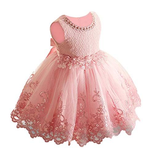 Baby Girls Princess Dress Toddler Kids Party Wedding Pageant Lace Tutu Dresses